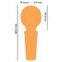 You2Toys Mini Wand - ladattava hierontavibraattori (keltainen)