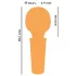 You2Toys - mini wand hieromasauva - ladattava vibraattori - keltainen