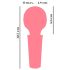 You2Toys Mini Wand - ladattava hierontavibraattori (pinkki)