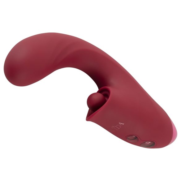 Javida - 3-in-1 kielivibraattori (punainen)