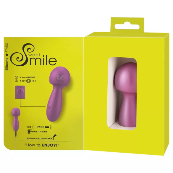 Sweet Smile - Joustava Mini Wand (vaaleanpunainen)