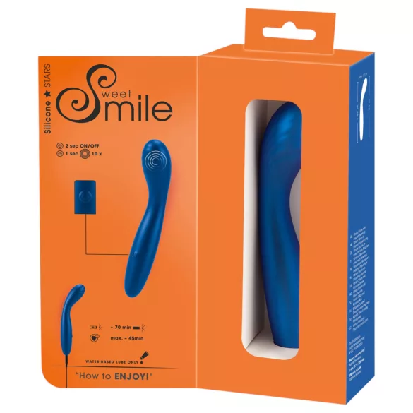 Smile - G-piste vibraattori - taipuisa - sininen