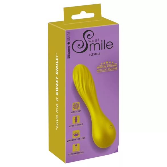 Sweet Smile - Metallic Vibe mini-vibraattori (keltainen)