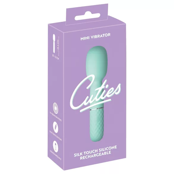 Cuties - mini hierontavibraattori - mintunvihreä
