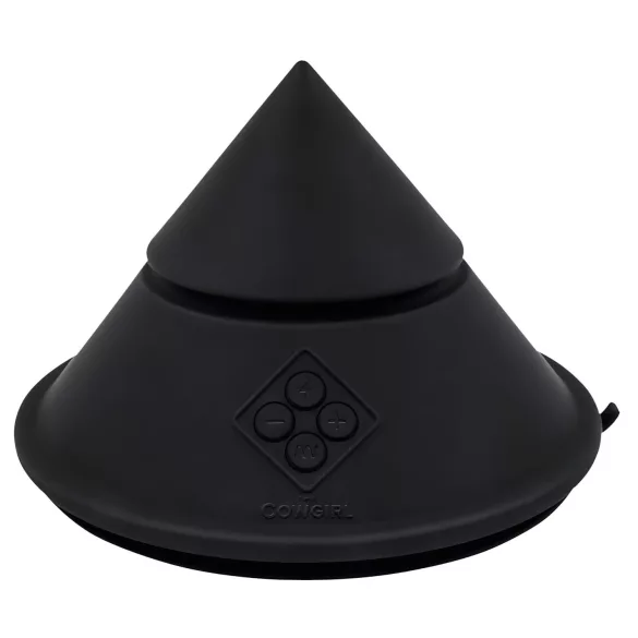 The Cowgirl Cone - älykäs seksikone erilaisilla lisäosilla (musta)