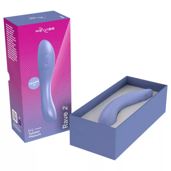 We-Vibe Rave 2 - Sovelluksella ohjattava G-pistevibraattori (sininen)