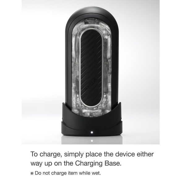 TENGA Flip Zero - voimakas masturbaattori (musta)