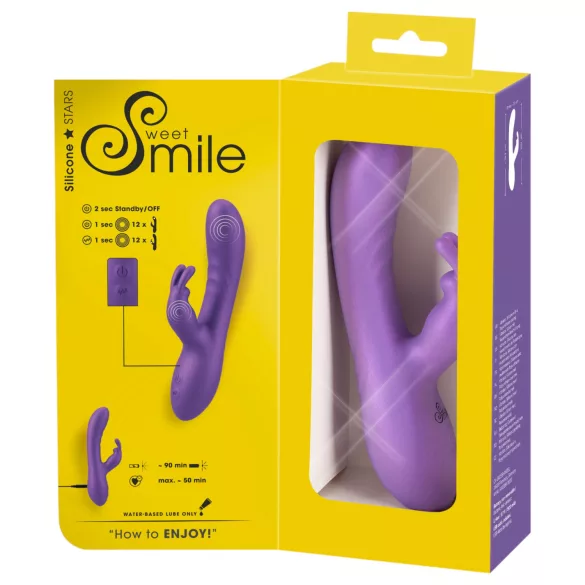 Smile - klitoriskiihotin vibraattori - klitoriskiihotinvarsi - lila