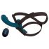 You2Toys - Strap-on Vibraattorisetti (musta-sininen)