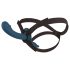 You2Toys - Strap-on Vibraattorisetti (musta-sininen)