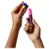 ROMP Lipstick - ladattava klitoriskiihotin - paineaallot - pinkki