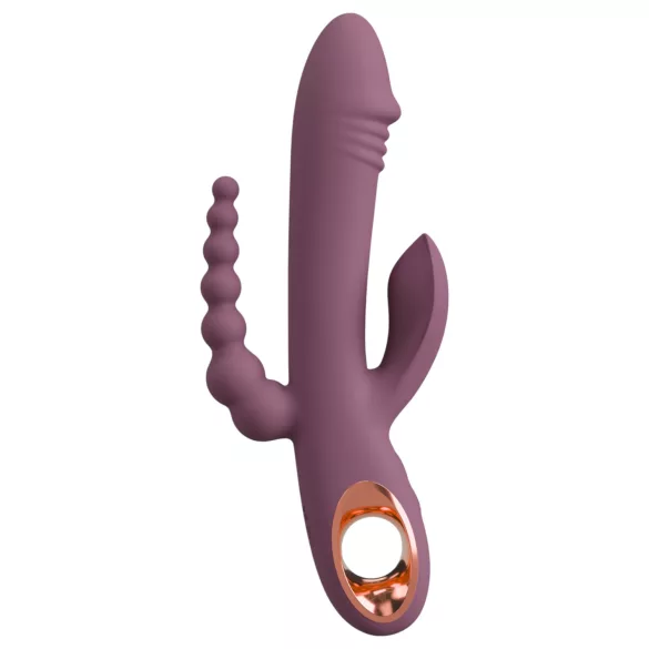 You2Toys - varrellinen vibraattori kolmella varrella - ladattava - lila