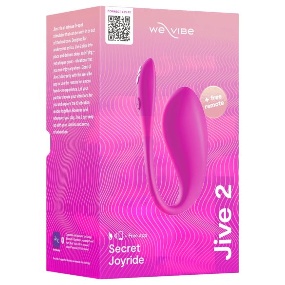 We-Vibe Jive 2 - Ladattava älyvibraattori (vaaleanpunainen)