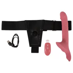You2Toys - strap-on vibraattori setti - punainen