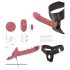 You2Toys - Strap-on vibraattorisetti (punainen)