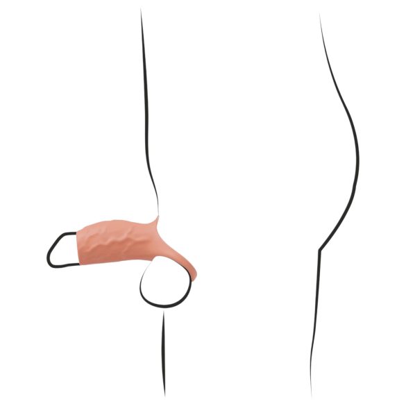 Realistixxx - avoin vibraattoripeniskaski - luonnollinen