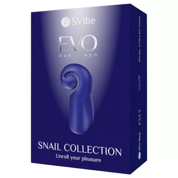 SVibe EVO - vedenkestävä ladattava masturbaattori - sininen