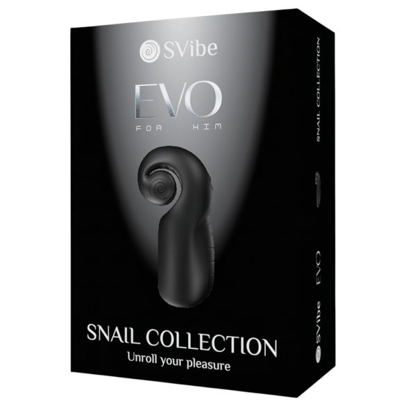 SVibe EVO - vibraattori miehille - vedenkestävä akku - musta