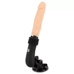   You2Toys - työntävä vibrator kone kaukosäätimellä - luonnollinen