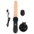 You2Toys - työntävä vibrator kone kaukosäätimellä - luonnollinen