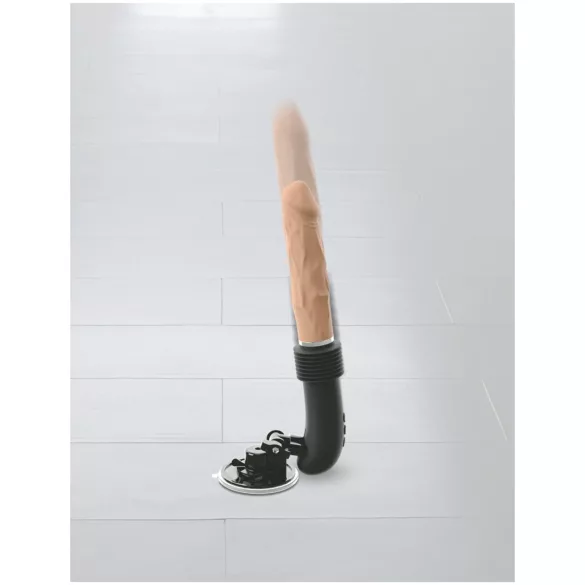 You2Toys - työntävä vibrator kone kaukosäätimellä - luonnollinen