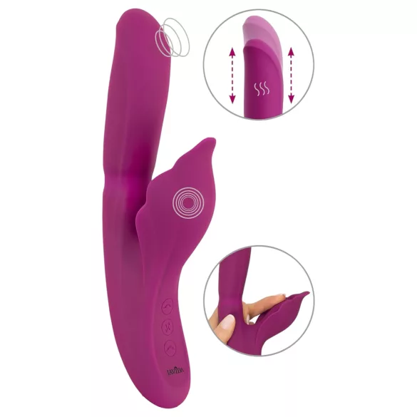 Javida - G-piste ja klitoriskiihotin vibraattori 4in1 - violetti