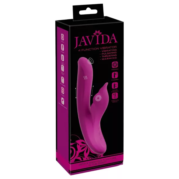 Javida - G-piste ja klitoriskiihotin vibraattori 4in1 - violetti