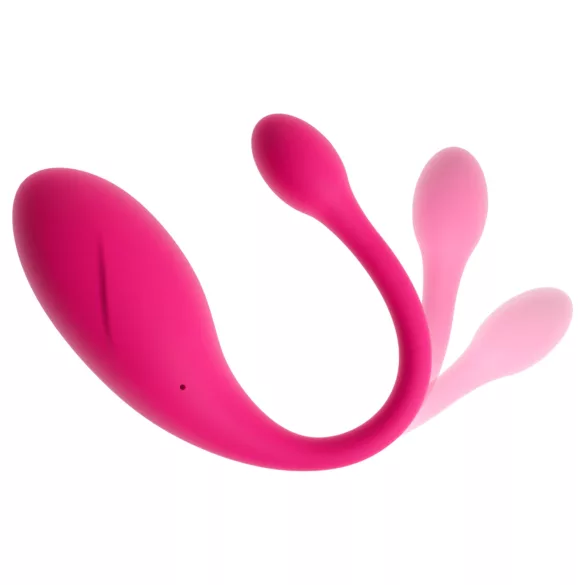 Beau Coeur Koral - värisevä muna kaukosäätimellä (pinkki)