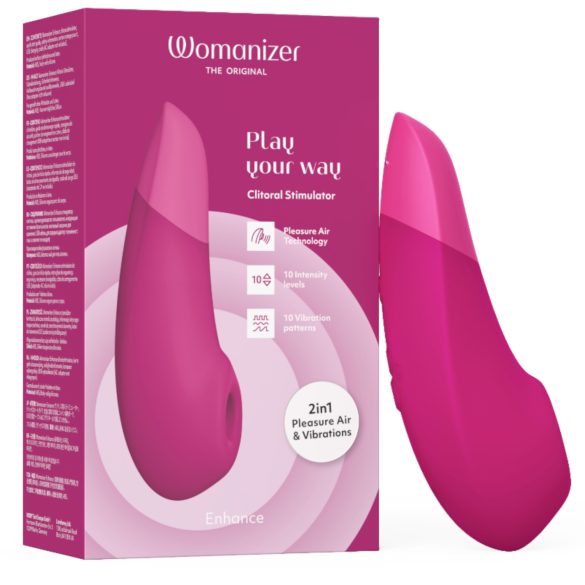 Womanizer Enhance - aistillut viima-klitoriskiihotin (vaaleanpunainen)