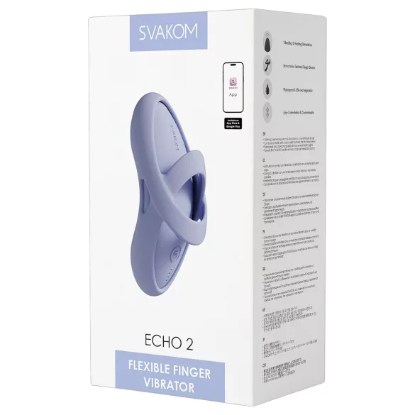 Svakom Echo 2 - sormivibraattori - älytoiminto - sininen