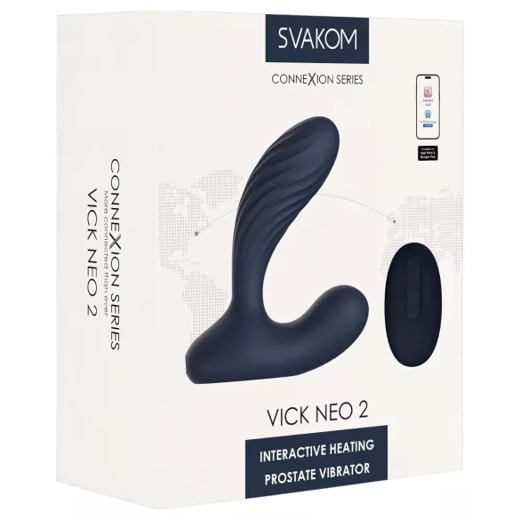 Svakom Vick Neo 2 - äly anaalivibraattori - sininen