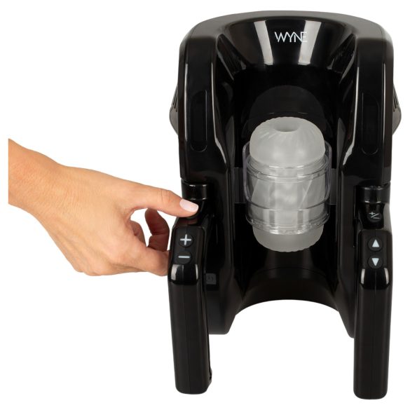 WYNE 10 - automaattinen masturbaattori kahvalla - musta