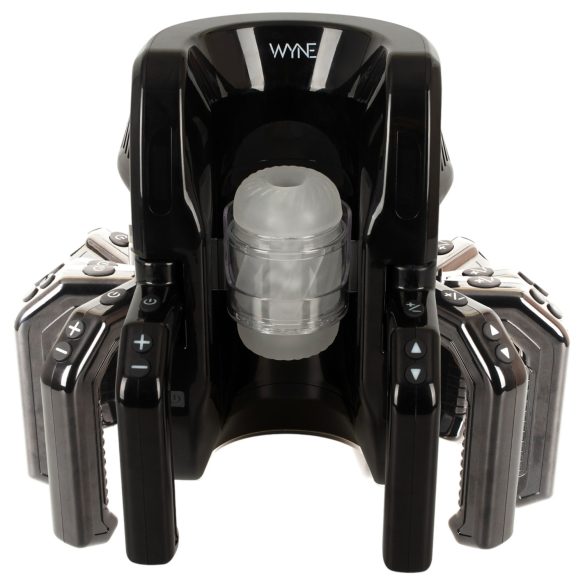 WYNE 10 - automaattinen masturbaattori kahvalla - musta
