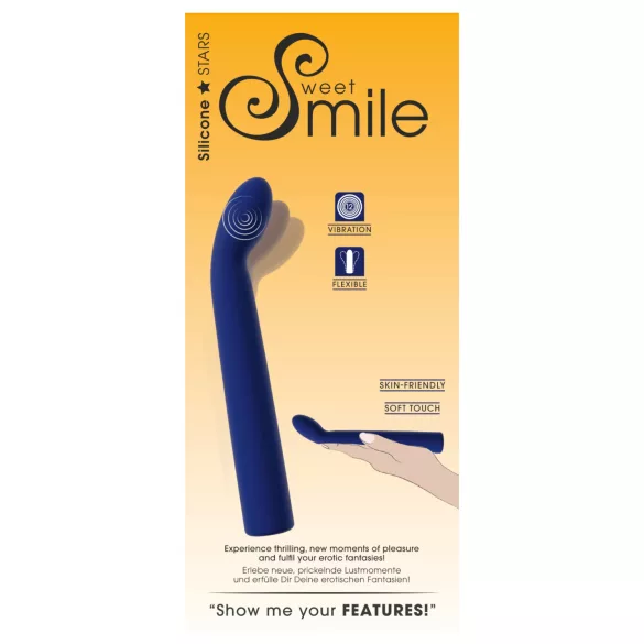 Smile - G-piste vibraattori - taivutettava - sininen