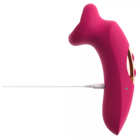 You2Toys Oral Fun - imevä ja nuoleva klitoriskiihotin (vaaleanpunainen)