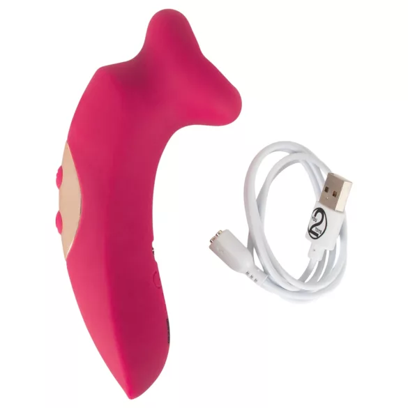 You2Toys Oral Fun - imevä ja nuoleva klitoriskiihotin (vaaleanpunainen)