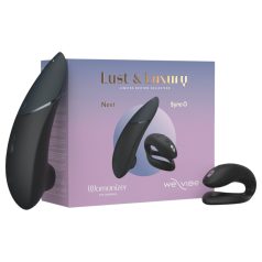   Womanizer Lust&Luxury - klitoris- ja parivibraattori setti - musta