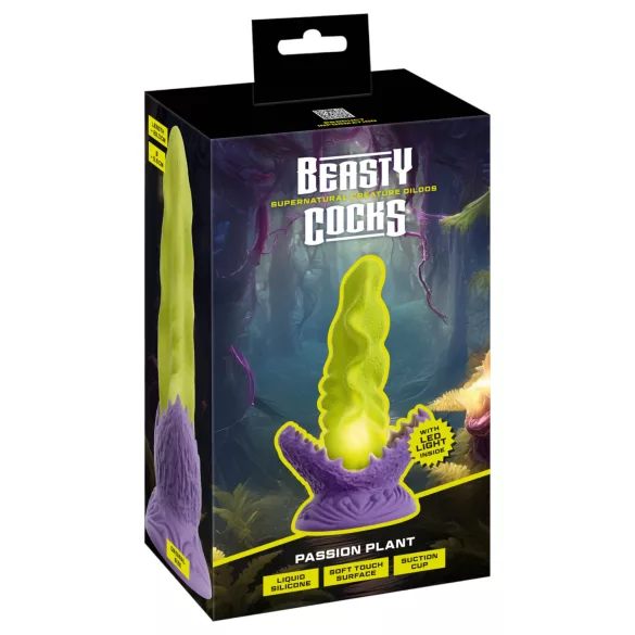 Beasty Cocks - Dildo - Valoa hohtava - Vihreä