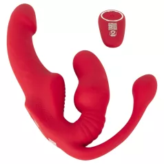   You2Toys Strapless - kiinnitettävä 3-haarainen vibraattori (vaaleanpunainen)