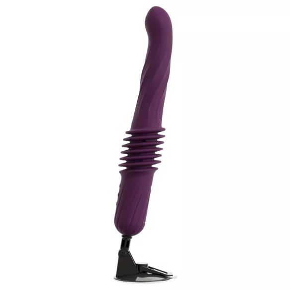 You2Toys - kauko-ohjattava lämmitettävä työntävä vibraattori (violetti)