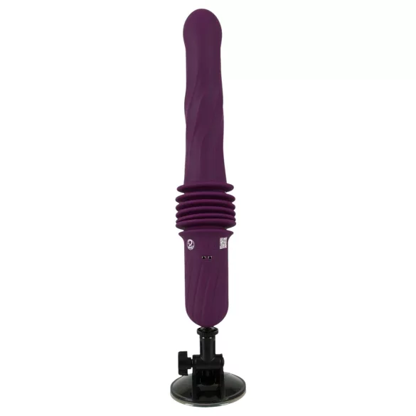 You2Toys - kauko-ohjattava lämmitettävä työntävä vibraattori (violetti)