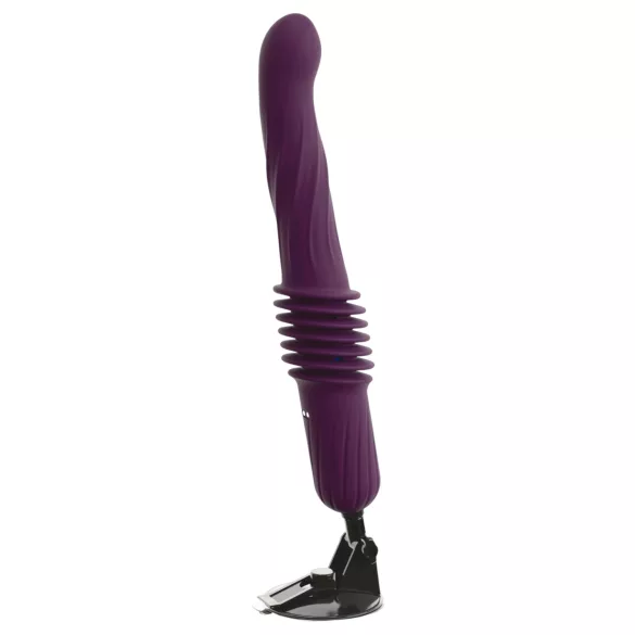 You2Toys - kauko-ohjattava lämmitettävä työntävä vibraattori (violetti)