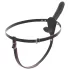You2Toys - kauko-ohjattava kaksinkertainen strap-on-vibraattori (musta)