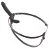 You2Toys - kauko-ohjattava kaksinkertainen strap-on-vibraattori (musta)
