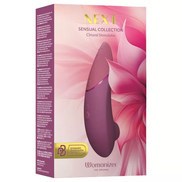 Womanizer Next - klitoriskiihotin - ilmanpaineaallot - ladattava - pinkki