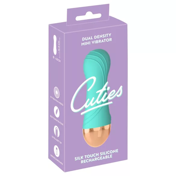 Cuties - ladattava, vedenpitävä minivibraattori (vihreä)