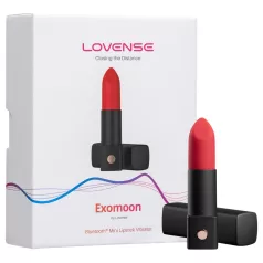   Lovense Exomoon - huulipunan muotoinen minivibraattori (musta)