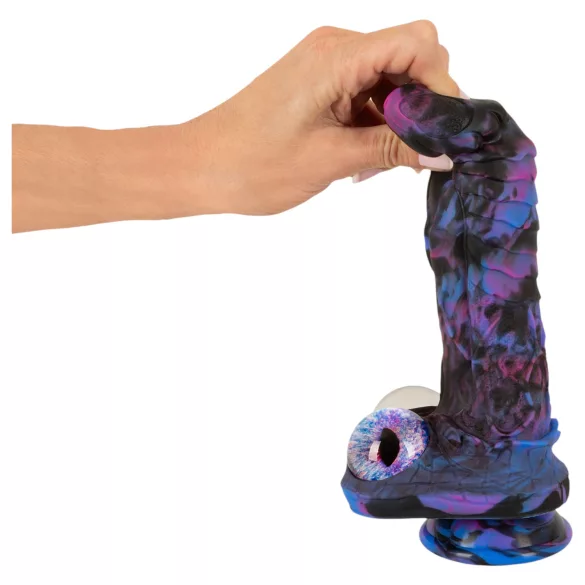 Beasty Cocks Firefly Fantasies - lämmittävä työntövibraattori (sininen) - 23,4 cm