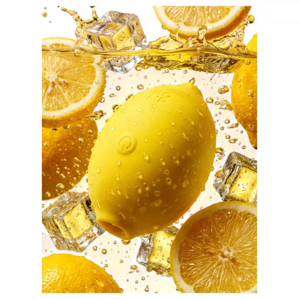 Romp Lemon Crush - ilmalla värisevä klitoriskiihotin (keltainen)