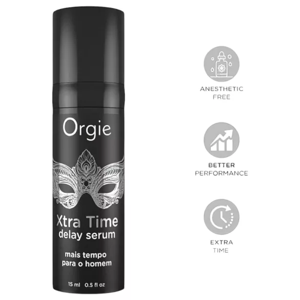 Orgie Xtra Time - viivästystuote miehille - seerumi 15ml
